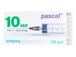 Шприц, 10 мл р. 0.8ммх40мм 21G 1 1/2 №10 трехкомпонентный тип луер с надетой иглой