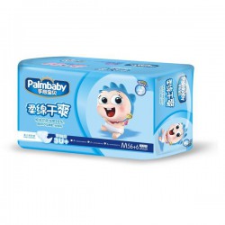 Подгузники 62 шт. Palmbaby традиционные 6-11 кг р. M синие