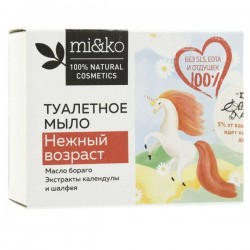 Мыло туалетное детское, Mi&Ko (Ми&Ко) 75 г Нежный возраст